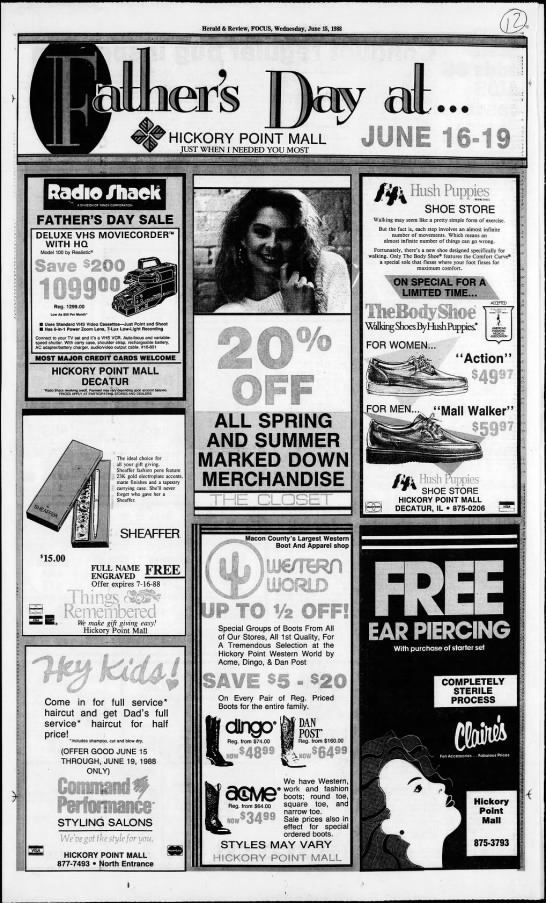 Father's Day at Hickory Point Mall